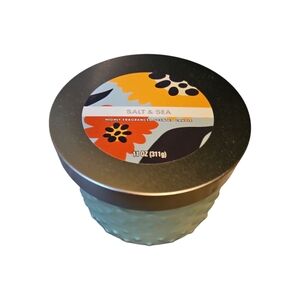 Salt & Sea Scented Candle, Three Wicks, New With Tags